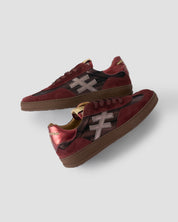 Zapatillas de piel sintética con cordones